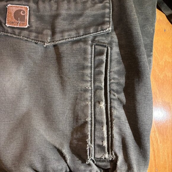 Vintage Carhartt Sandstone Bomber J165 MOS L - Picture 7 of 9
